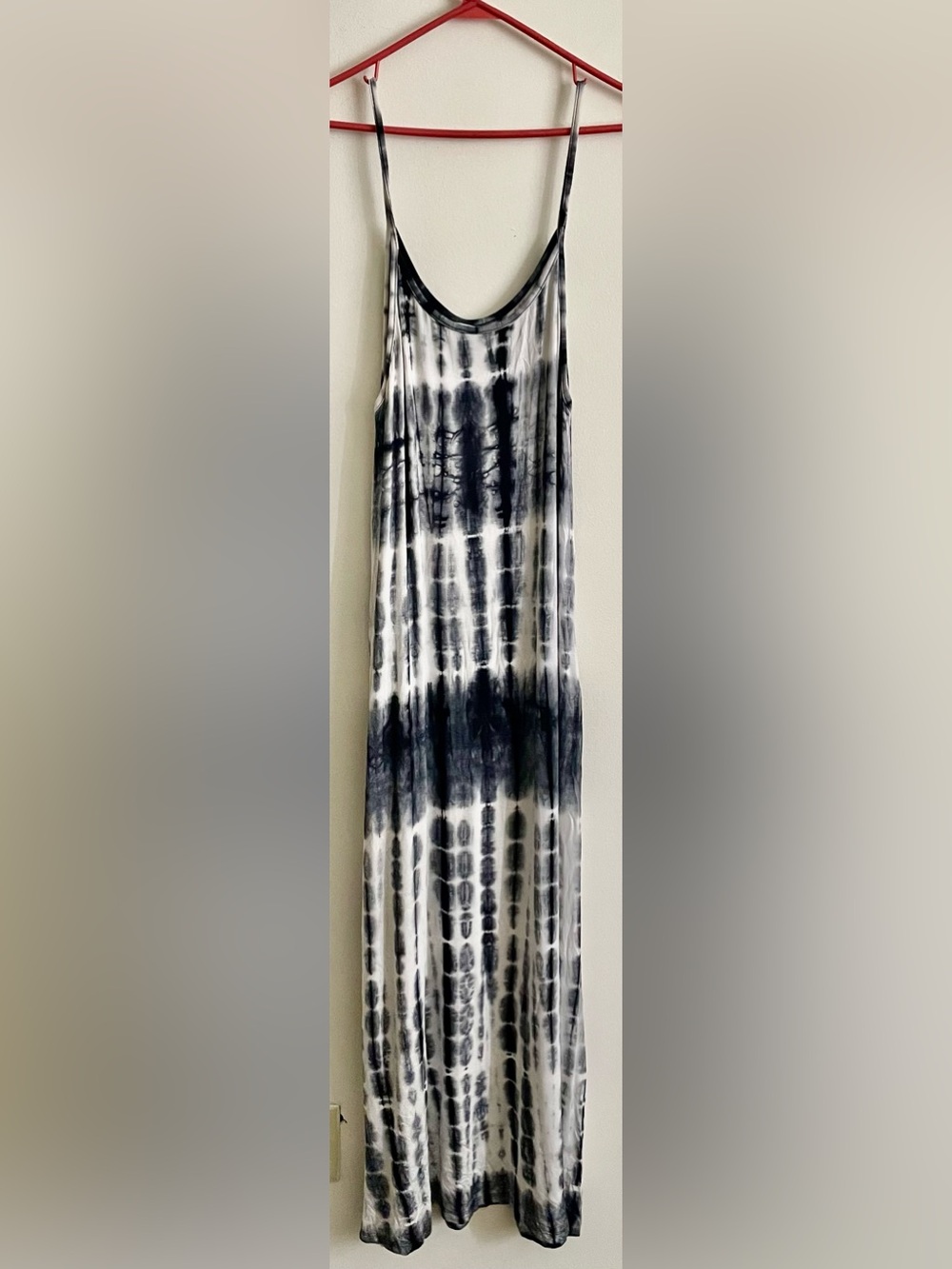 🐼 NWOT Piko Black & White Tie-Dye Maxi Dress 🐼
